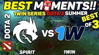 SPIRIT vs 1WIN - SEMI FINAL - HIGHLIGHTS - 1win Series Dota 2 Summer  Dota 2