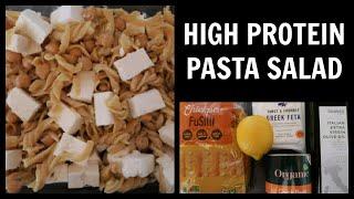 High Protein Pasta Salad Recipe  Easy Healthy Protein Packed Meal Idea