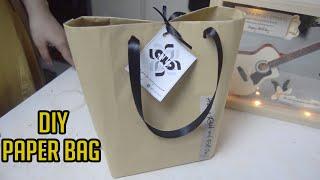 Paper Bag  Tutorial Bikin Tas dari Kertas  Bungkus Kado  Cara Bikin Tas Hampers  DIY Paper Bag