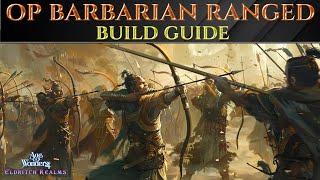 OP BARBARIAN ARCHER RANGED BUILD - Guide AGE OF WONDERS 4