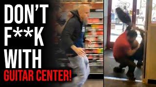 CRAZY GUY Picked The WRONG GUITAR CENTER To Mess With