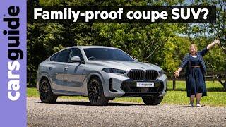BMW X6 2024 review xDrive40i  Facelifted family SUV overtakes Mercedes-Benz GLC Coupe and Audi Q8?