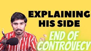 MARATHI VICKY EXPLAINING HIS SIDE  END OF CONTROVERCY.  #spreadlove #nocontrovercy