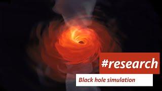 Simulation of the Messier 87 black hole
