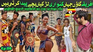 girls inside the craziest village of Africa Uganda  Africa travel vlog  Ep.06