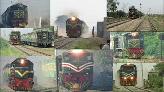 High Speed Trains Compilation 2022  24 in 1 Fastest Trains in Pakistan  Pakistan Railways