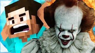 LITTLE KID THINKS HES PENNYWISE ON MINECRAFT MINECRAFT TROLLING