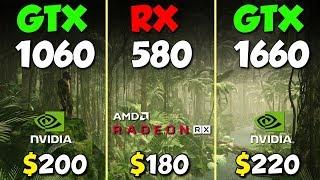 RX 580 vs. GTX 1060 vs. GTX 1660 New Drivers