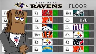 FULL Baltimore Ravens 2024 Preview Win Total Floor & Ceiling