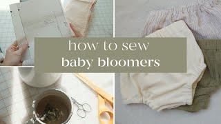 Baby Bloomers Sewing Tutorial and Pattern for Beginners  How To Sew Baby Clothes