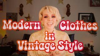 Styling Modern Clothes to Look Vintage