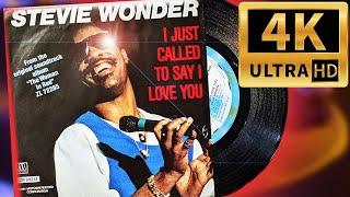 Stevie Wonder - I Just Called To Say I Love You vinyl 4k