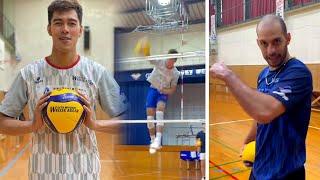 Bryan Bagunas and Emerson Rodriguez Practice Game  Japan V League 2021-2022