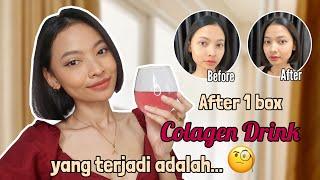 YANG TERJADI SETELAH MINUM 1 BOX COLLAGEN DRINK... ⎮REVIEW MINUMAN BERKOLAGEN TRUEVE ACTGLO