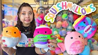 I was NOT Supposed to WIN this many Squishmallows from the Claw Machine
