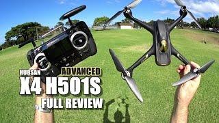 HUBSAN X4 H501S ADVANCED - Full Review - Unbox Inspection Setup Flight Test Pros & Cons