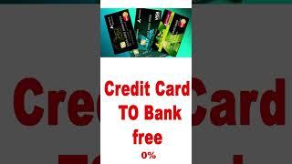 Credit card to bank transfer free   Credit card to bank account money transfer 2023