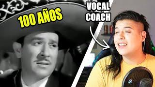 PEDRO INFANTE - 100 AÑOS  Vocal Coach ARGENTINO  Reacción  Ema Arias