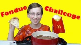 CHOCOLATE FONDUE CHALLENGE   COLLINTV