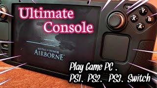 Steam deck Ultimate Console Bisa Main Game PC  PS1  PS2  PS3  Switch  Emudeck