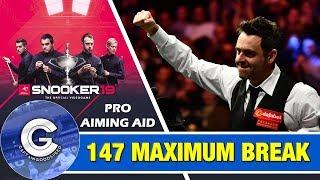 Snooker 19 147 Maximum Break  Pro Aiming Aid