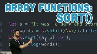 16.9 Array Functions sort - Topics of JavaScriptES6