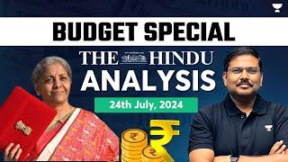 The Hindu Newspaper Analysis LIVE  24th July 2024  Union Budget Analysis  Unacademy IAS English