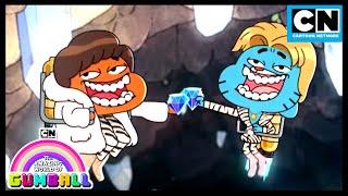 Diamonds for Dinner? Gumball & Darwin Are Millionaires  Gumball - The Saint  Cartoon Network