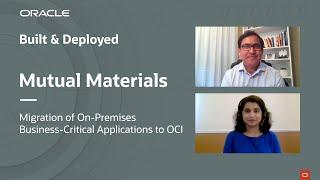 Mutual Materials taps block volume storage identity management and replication in move to OCI