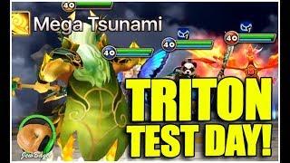 SUMMONERS WAR  Triton Test Day Wind Sea Emperor