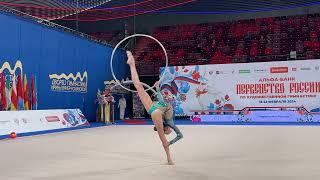 Elena Zykova Hoop Russian Junior Championships 2024