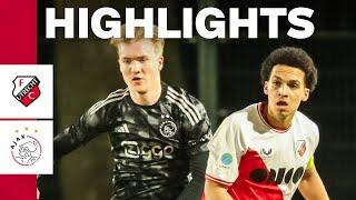 Rijkhoff debut   Highlights Jong FC Utrecht - Jong Ajax  Keuken Kampioen Divisie