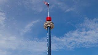 Six Flags Great America’s Sky Trek Tower FULL Ride 2023