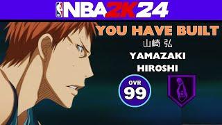 Final Build of 2K24??  NBA 2K24 HIROSHI YAMAZAKI BUILD  KUROKO NO BASKET IN NBA 2K24