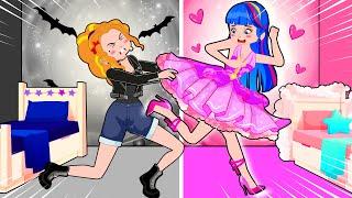 BLACK vs PINK Battle E-Girl and Soft Girl Will Poor Princess be the Winner? I Poor Princess Life