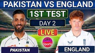 Pakistan Vs England 1st Test Live  PAK Vs ENG 1st Test Day 2 Live Cricket Match Today Commentary