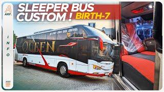 The QUEEN  Inilah SLEEPER BUS Terbaru MTRANS Dengan Interior Mewah