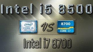 i5 8500 vs i7 8700 Benchmarks  Gaming Tests Review & Comparison