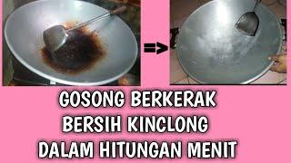 Hitungan Menit   WAJAN GOSONG Dan BERKERAK KINCLONG KEMBALI  Tips & Trik 