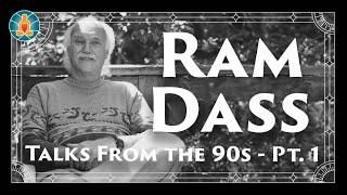 Ram Dass - Talks from the 90s Pt.1 Cracking the Egg  Black Screen  No Music  Full Lecture