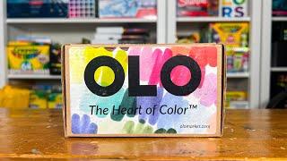 Whats In This Mystery Box From Olo? Swatches Colors Families and Coloring.