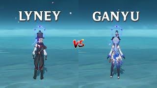 Lyney VS Ganyu  Who is the Best DPS??  Genshin Impact 