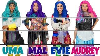 DESCENDANTS 3 CLOTHING SWITCH UP HACKS with Mal Evie Audrey and Uma. Totally TV.