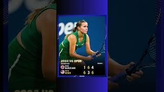 Tennis US Open 2024 Sofia Kenin defeats Raducanu #shorts