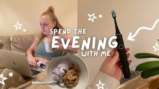 VERY REALISTIC EVENING ROUTINE  yummy food & skincare  EMILY ROSE