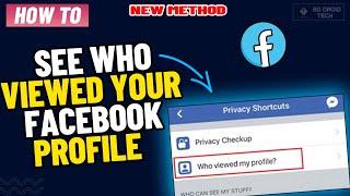 How to see who viewed your facebook profile on laptoppc 2024