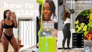 how to *START* your FITNESS journey  wake up at 445am weight loss tips & get MOTIVATED in 2023