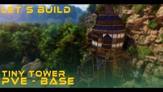 ASA Tiny Tower PvE Base  Tower Base  kreatives bauen in ARKASA
