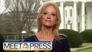 Kellyanne Conway Press Secretary Sean Spicer Gave Alternative Facts  Meet The Press  NBC News