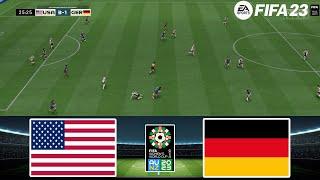 FIFA 23 - USA vs Germany 02102024 - FIFA Womens World Cup 2023 - Gameplay PS5